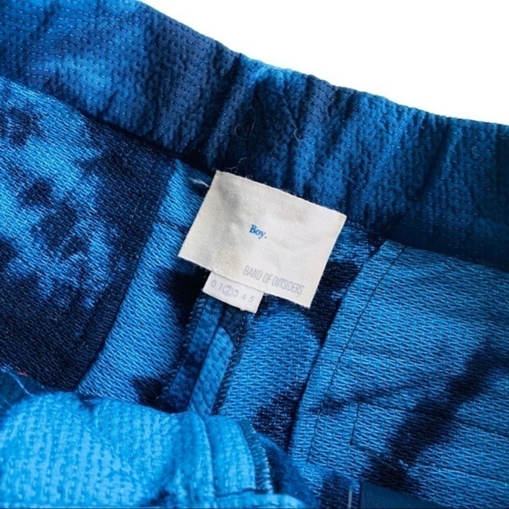 Boy. By Band of Outsiders Blue Tie-dye Shorts - Picture 3 of 6